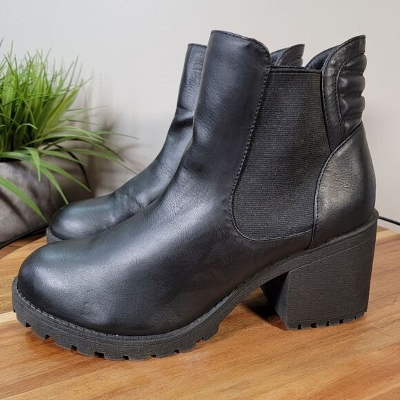 Dirty Laundry Levi Block Heel Chelsea Boot Creeper Size 9 - Picture 7 of 13